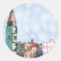 Quadratischer Park Madisons Sticker
