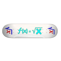 Quadratwurzel-Funktion Geeky Skateboard Personalisiertes Skateboard