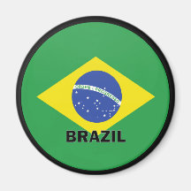 Qualität Brasiliens Roundel Flagge Magnets