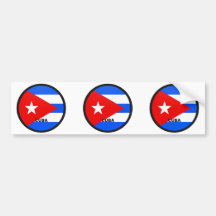Qualität Kubas Roundel Flagge Autosticker