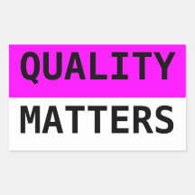 Qualitäts-Angelegenheiten Stickers