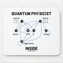 Quantums-Physiker-Innere (Higgs Feld Higgs Boson) Mousepad