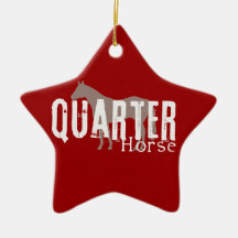 Quarterhorse Weihnachtsbaum Ornament