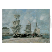 Quay bei Honfleur, 1865 Karte