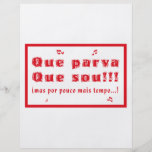 Que Parva Que Sou Flyer