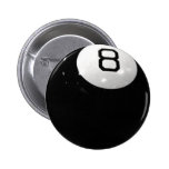 QUEBALL POOL-SPIEL TRÄGT SPASS-IKONEN-LOGO-SCHWARZ ANSTECKNADEL
