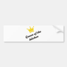 queen of the kitchen autosticker