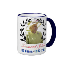 Queens-sechzigjähriges Jubliäum 60 Jahre Becher- Teetassen