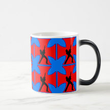 "Quermuster-" Becher Tee Haferl
