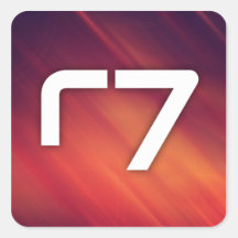 R7-klistremerke (Ny Logo) Sticker