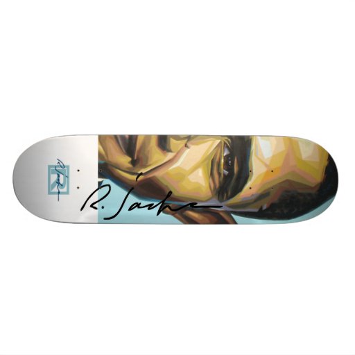 R. Jackson-Unterzeichnung barakboard Skate Board