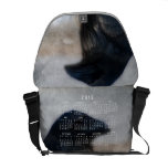 Raben-Porträt; Kalender 2012 Kuriertasche