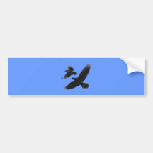 Raben ravens auto sticker
