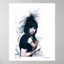 Rach-7733, Rachel im Netz, Lee Vandergrift Posterdruck