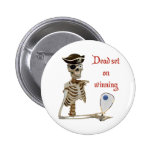 Racquetball-Pirat tot Anstecknadelbuttons