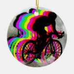 Radfahren in die Wolken Ornament
