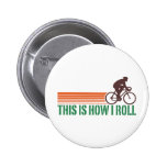 Radfahren (Mann) Anstecknadelbuttons