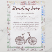 Radfahrenaarhus, kundengerecht vollfarbige flyer