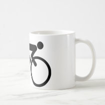 radfahrendes schwarzes cylcer tassen