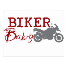 Radfahrer-Baby Postkarten