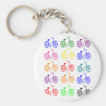 Radfahrer-Geschenke, Vintager 1950 Fahrrad-Entwurf Schlüsselanhänger