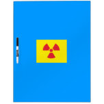 radioaktive Warnung memoboards