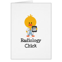 Radiologie-Küken-Gruß-Karte