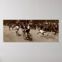 Radrennen 1905 wischen weg posterdrucke