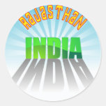 Rajasthan Runder Aufkleber