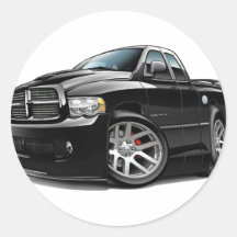 RAM Dualcab Schwarzes des Dodge-SRT10 Runde Sticker