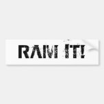 "RAM ES!" Autoaufkleber
