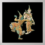 RAMA SITA - RAMAYANA HINDISCHER BUDDHISTISCHER GOT POSTERDRUCK
