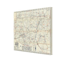 Rand McNally offizielle Auto-Spuren 1925 Gespannte Galerie Drucke