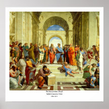 RAPHAEL "die Schule von Athen" Sonderkommando circ Plakatdruck