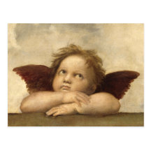 RAPHAEL-Engel 2 Postkarte