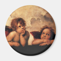 RAPHAEL Sanzio - Engel (Detail) Magnete