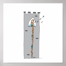 Rapunzel Plakatdruck