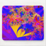 Rasende blaue Gleichgültigkeit Mousepads