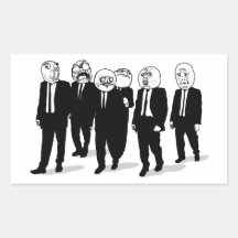 Raserei-Comic Meme stellt das Gehen gegenüber. Ich Sticker