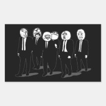Raserei-Comic Meme stellt das Gehen gegenüber. Ich Sticker