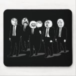 Raserei-Comic Meme stellt das Gehen gegenüber. Ich Mousepads