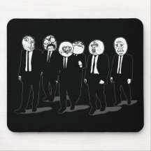 Raserei-Comic Meme stellt das Gehen gegenüber. Ich Mousepads