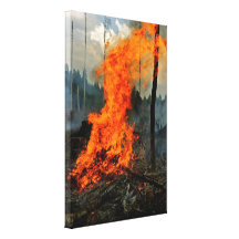Raserei - das Eve-Leinwand-Plakat des Hochsommers Leinwand Druck
