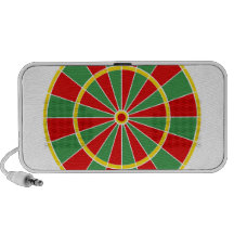 Rasta Dartboard-Muster Speaker