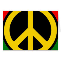 Rasta Frieden Grußkarten