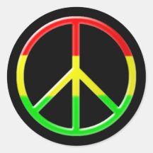 Rasta Frieden Sticker