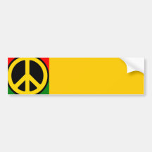 Rasta FriedensAutoaufkleber