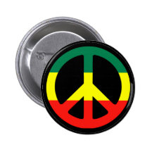 Rasta Friedenssymbol Anstecknadel