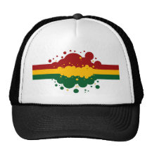 Rasta Regenbogen-Hut Trucker Cap