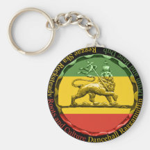 Rasta Reggae-Löwe-Schlüsselring Schlüsselband